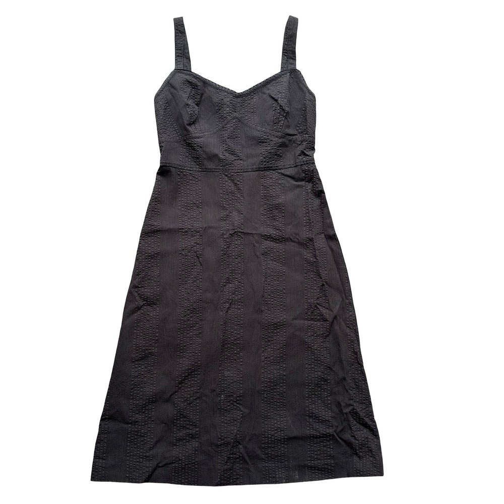 J.Crew Slip Dress Size 8 Black Sleeveless Sweetheart Side Pocket Party Formal
